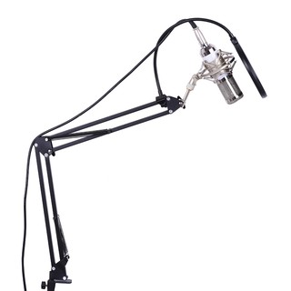 Studio chuyên nghiệp Broadcasting Recording Condenser Microphone Mic Kit Đặt 3.5 mét với Shock Núi Treo Điều Chỉnh Sciss