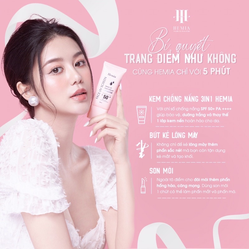 kem chống nắng Hemia