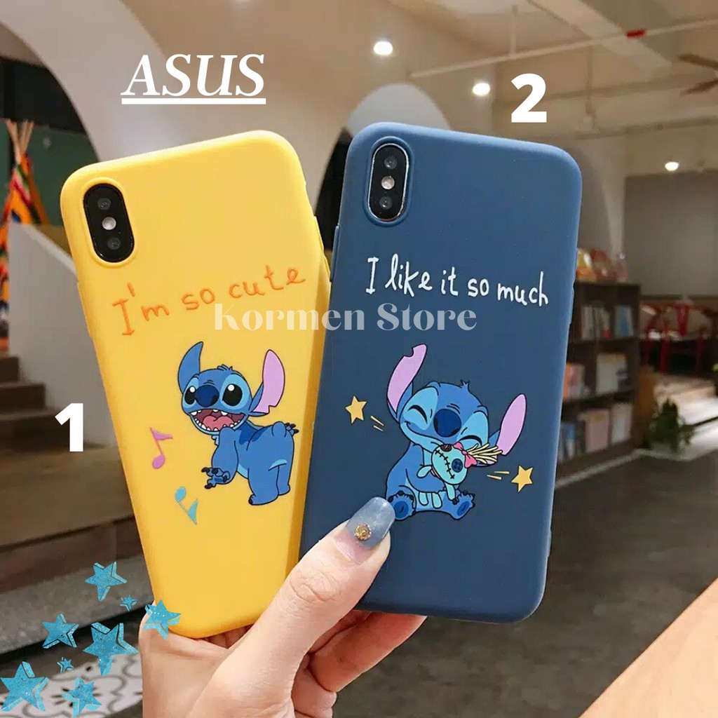 Ốp Lưng Stitch Dễ Thương Nhiều Mẫu Mã Cho Điện Thoại Asus Zenfone C Live L1 L2 4 5 Max Pro M1 M2