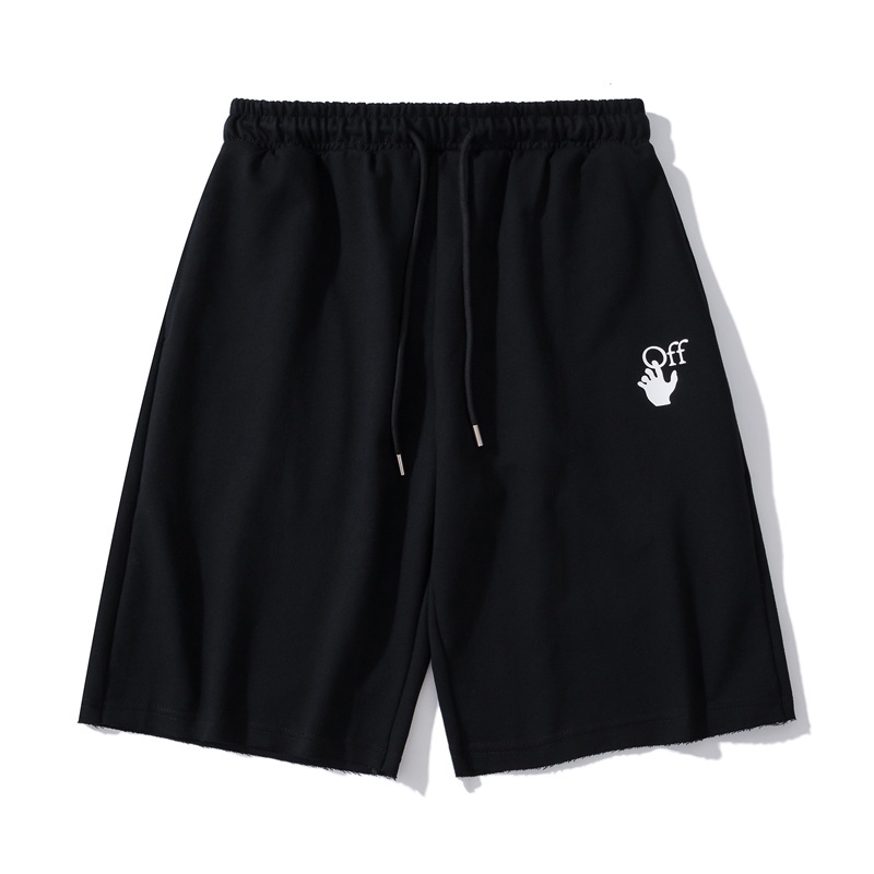 Quần Short Thể Thao Off White Họa Tiết Graffiti Cá Tính Cho Nam Nữ