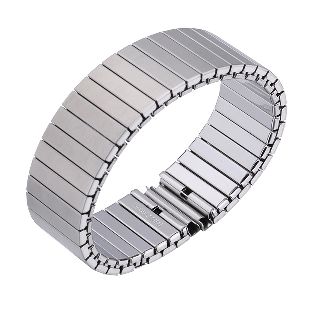 Dây Đeo Đồng Hồ Bằng Thép Không Gỉ Co Giãn Tốt 20Mm 22mm 14mm 16mm 18mm