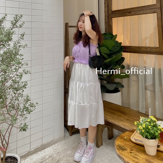 [Mã FASHIONT4WA2 giảm 10K đơn 50K] [SIÊU XINH] Áo hai dây croptop dúm chất đũi cực xinh 2 màu (Sỉ từ 5sp bất kì) | BigBuy360 - bigbuy360.vn