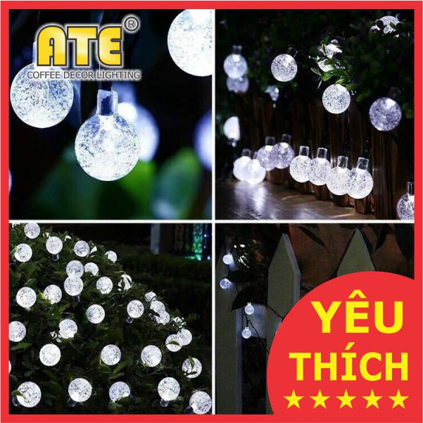 Dây đèn led trang trí - DÂY ĐÈN BI BỌT 2.5cm 96 BÓNG - CÁC MÀU - MSP: ATE-510-B96M