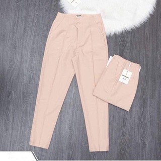 Quần bagyy cạp liền hai khuy siêu tôn dáng.