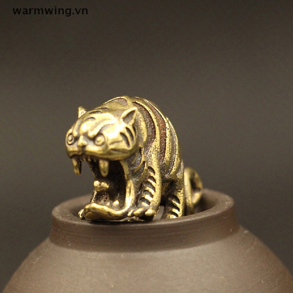 Móc Khóa Hình Chú Hổ Bằng Đồng Thau Dễ Thương