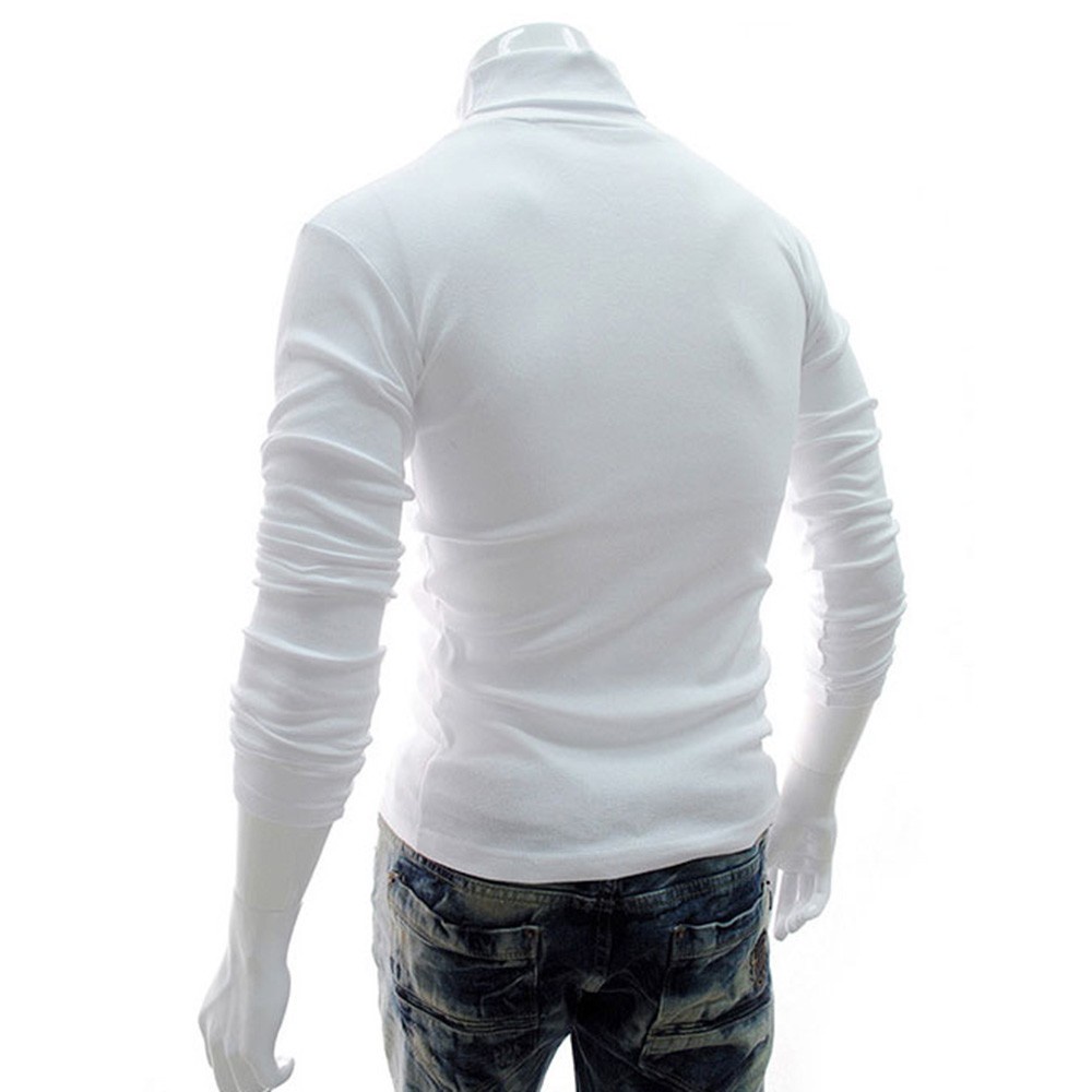 Áo thun dài tay cổ lọ giữ ấm thời trang cho nam