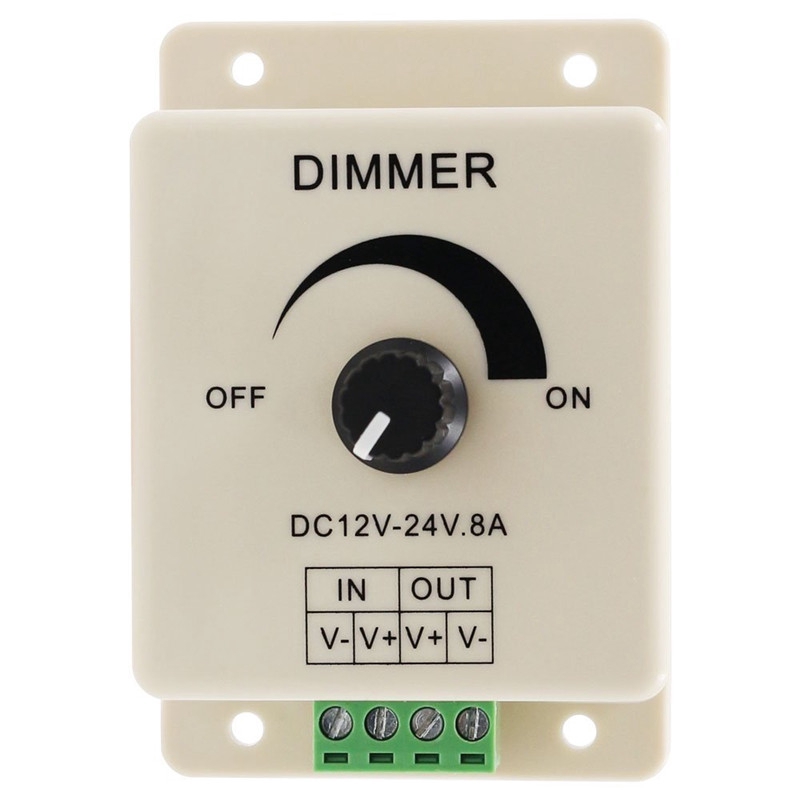 Dimmer Điều Chỉnh Độ Sáng Đèn LED 12V-24V 8A