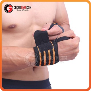 Dây quấn bảo vệ cổ tay tập gym CGA-111 (đai băng cuốn cổ tay thể thao) 4 vạch màu