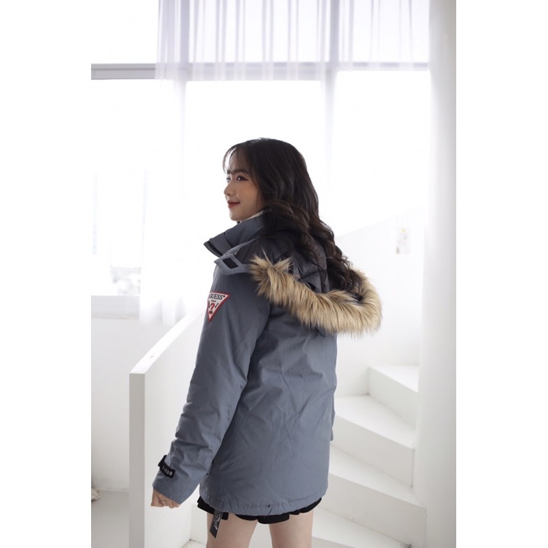 áo parka phao guess dư xịn