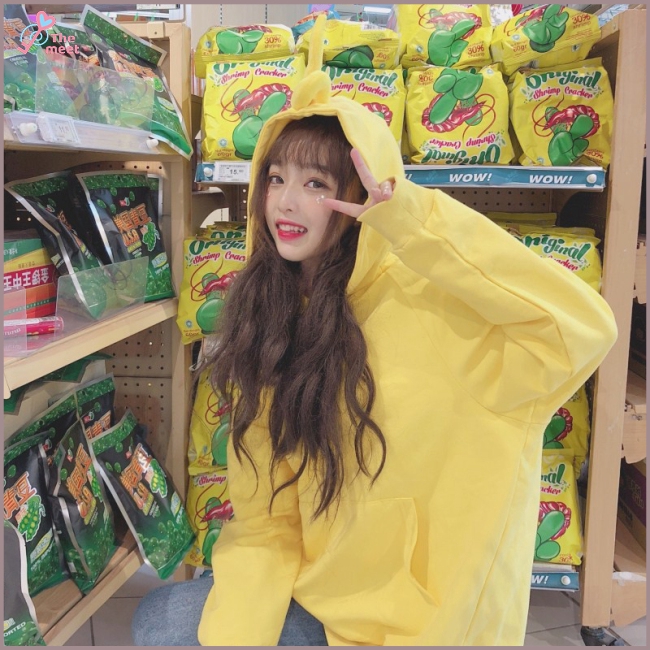 Áo hoodie kiểu dáng teletubbies dễ thương dành cho nữ