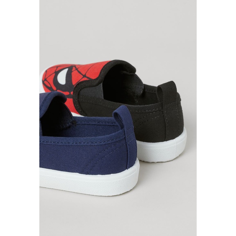 Set 2 đôi giày slip on spider man HM H&amp;M_hàng chính hãng authentic