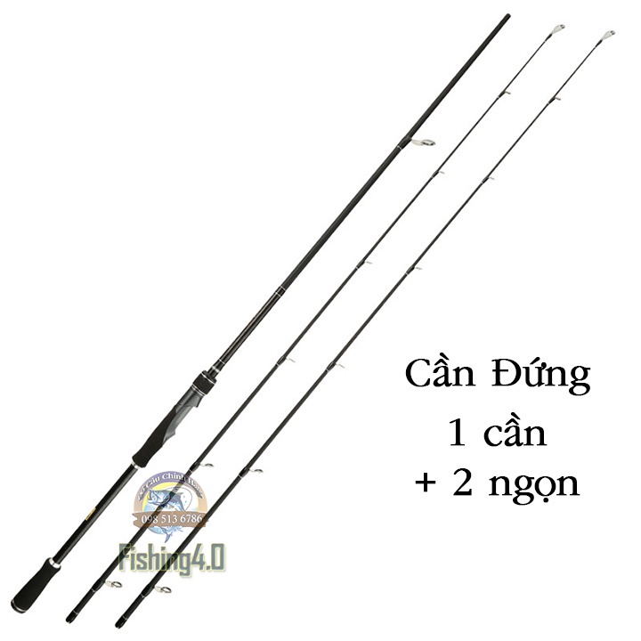 Cần câu lure 2 ngọn Tomahawk 2 ngọn MH + H Siêu Khỏe - Siểu rẻ -  tiện lợi