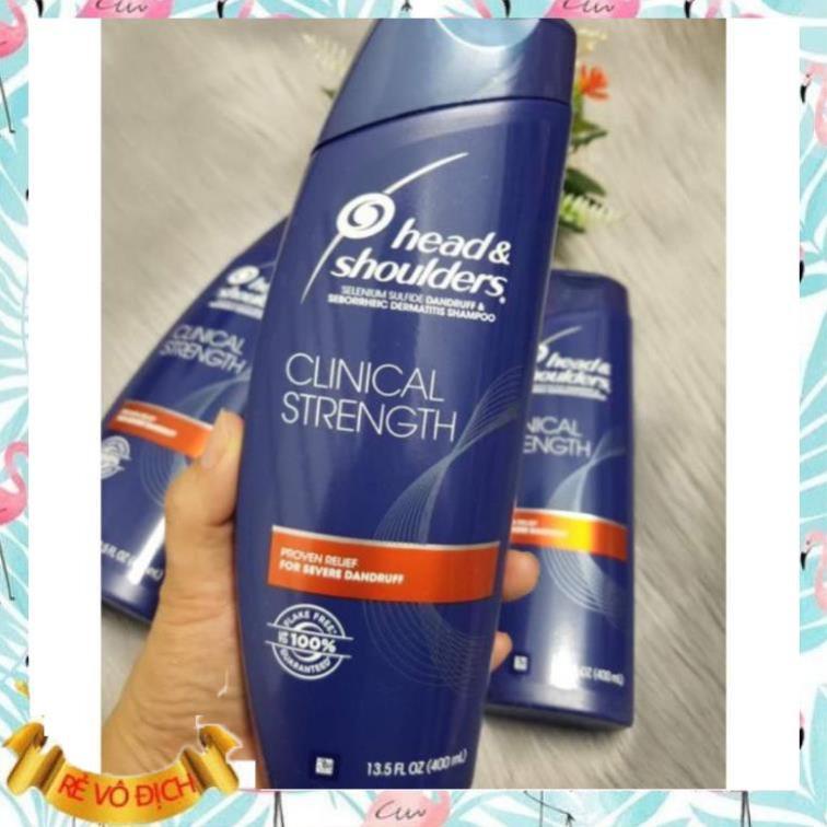 Dầu gội head shoulders Mi linical strength 400ML