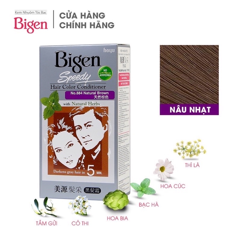 NHUỘM TÓC PHỦ BẠC BIGEN SPEEDY HAIR COLR CONDITINER CHÍNH HÃNG NHẬT BẢN