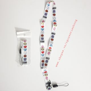 Dây đeo điện thoại bts