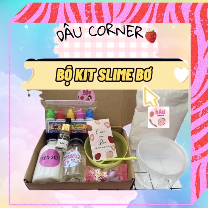 Bộ Kit Slime Bơ  + HDSD