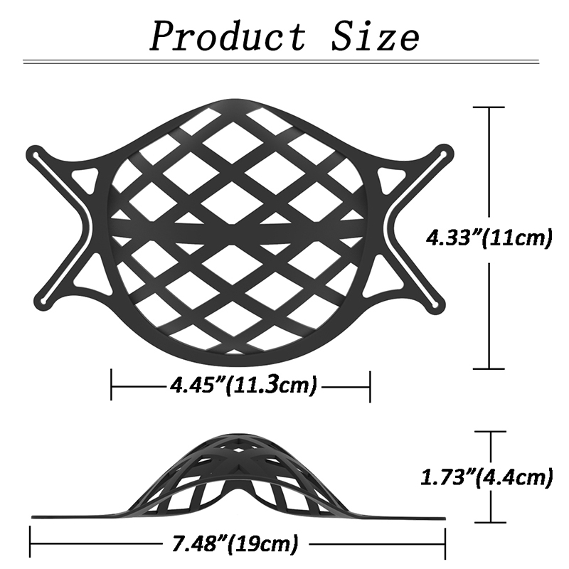 Giá đỡ mặt nạ 3D chống ngộp thở wine