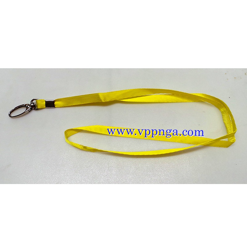Dây đeo thẻ bảng tên cho nhân viên, học sinh, sinh viên, dây lụa móc tròn  bán