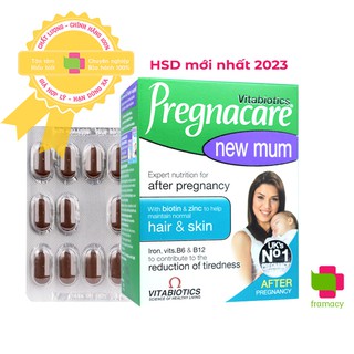 Vitamin tổng hợp Pregnacare New Mum, Anh (56 viên) cải thiện tóc và da cho phụ nữ sau sinh
