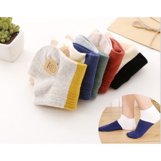 Tất (vớ) unisex cổ ngắn hàn quốc