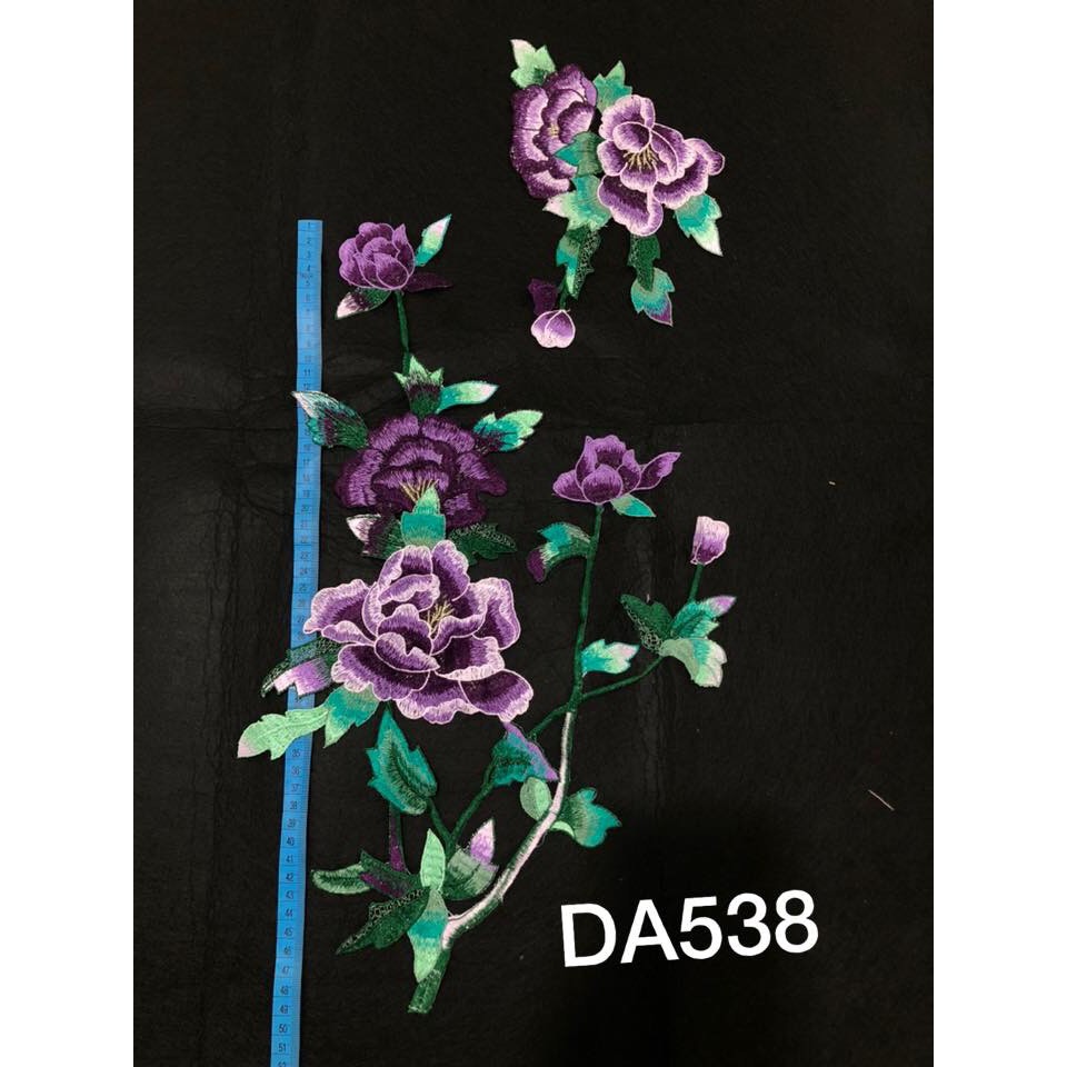 Cặp hoa thêu cao cấp mã DA538