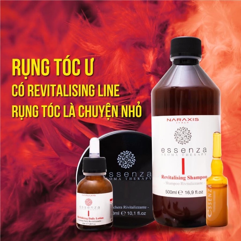 Dầu gội bổ sung dưỡng chất phục hồi, chống rụng NARAXIS ESSENZA AROMA THERAPY REVITALISING SHAMPOO 500ml