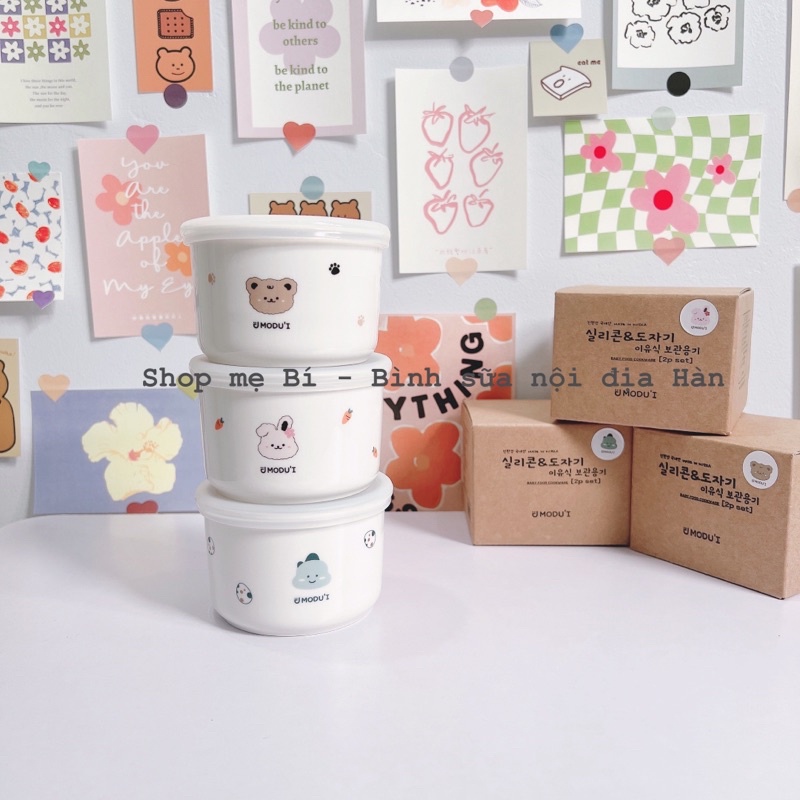 Bát sứ CERAMIC BOWL CAO CẤP Bluemama Hàn Quốc