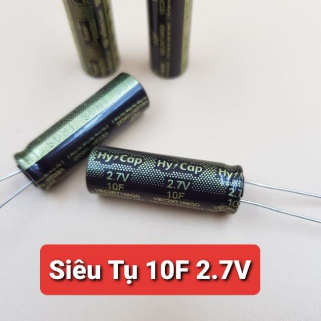 Siêu Tụ 10F 2.7V 10x30MM VEC2R7106QG