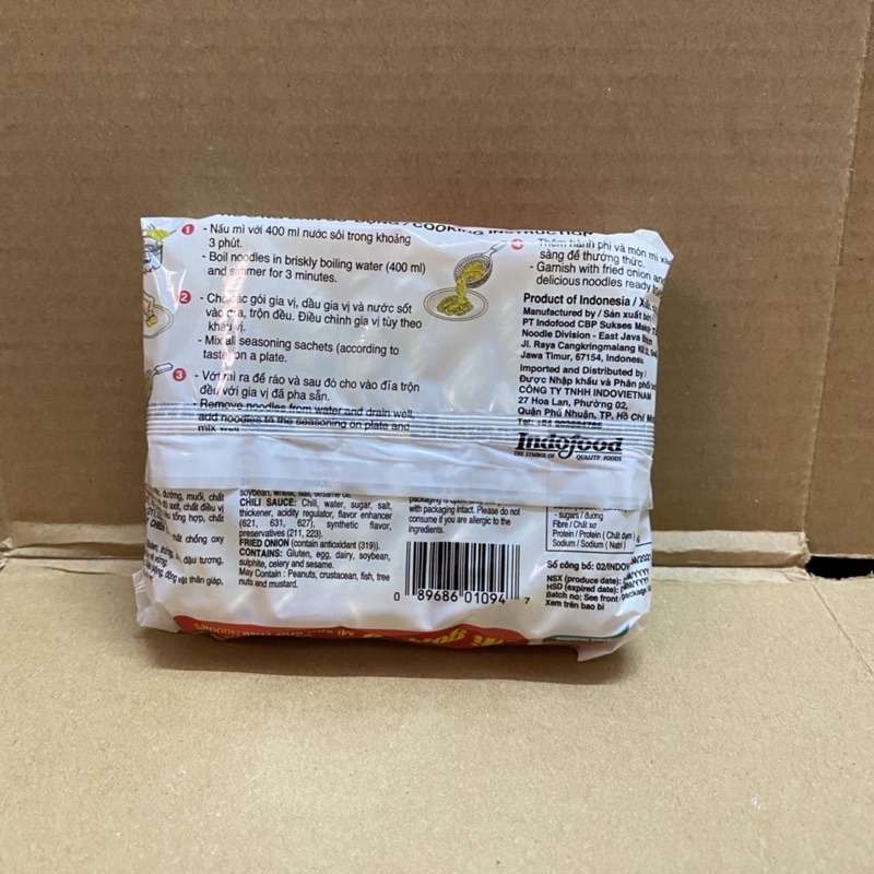 [85g][Xào Khô Đặc Biệt] Gói Mỳ Trộn Khô Indomie | BigBuy360 - bigbuy360.vn