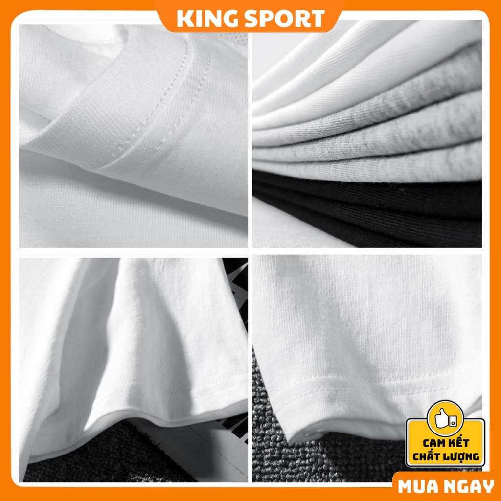 Bộ quần áo mùa hè nam nữ ba lỗ tank top form rộng tập gym vải thun mềm mịn thoáng mát đẹp cao cấp thể thao KING SPORT