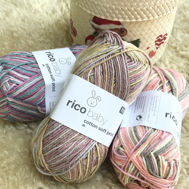 RICO DESIGN BÉ COTTON MỀM IN DK Silk Cho Trẻ Em 50 G