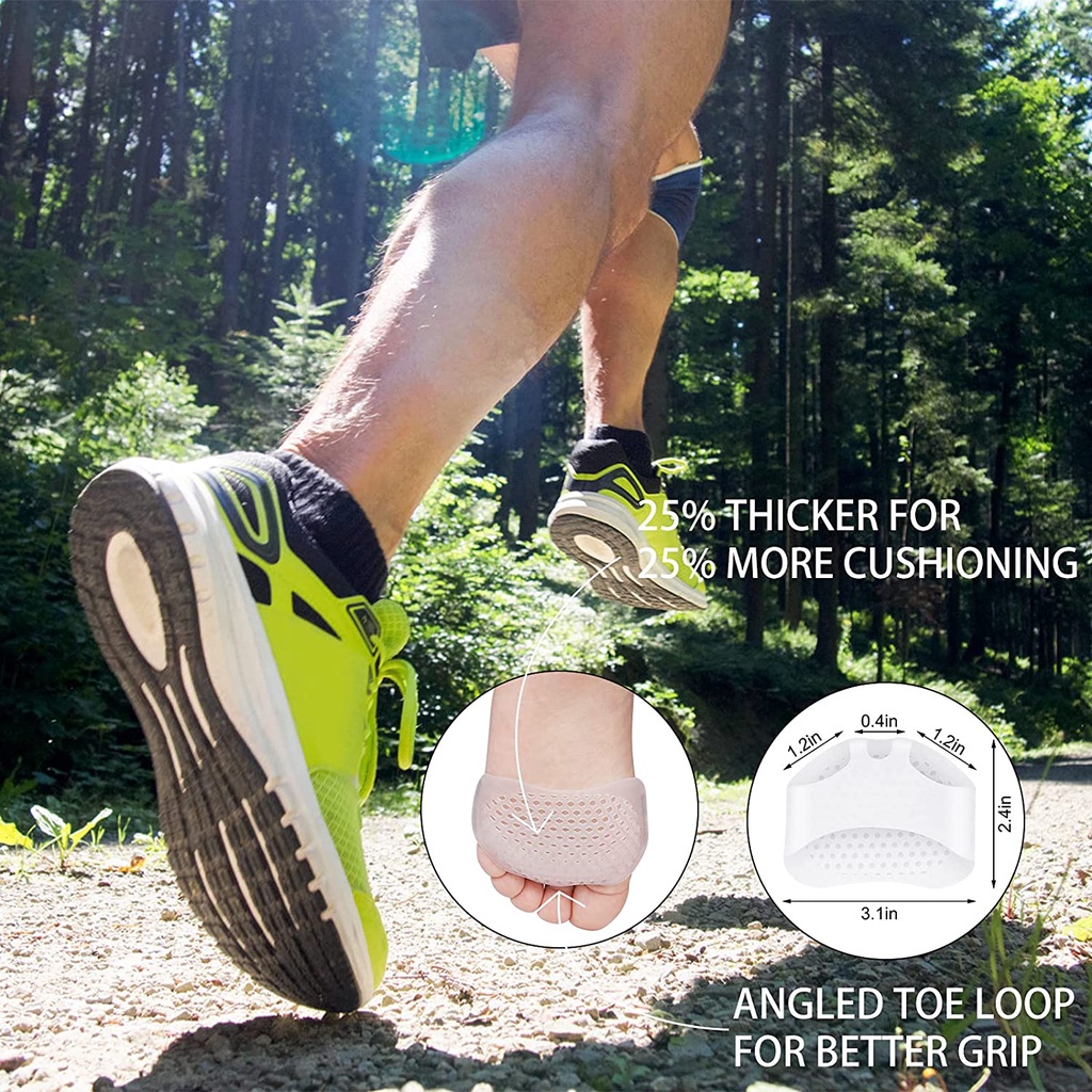 Miếng Đệm Lót Giày Tổ Ong Trong Suốt Thoáng Khí Giảm Đau