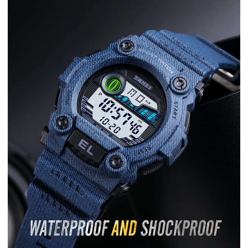 SKMEI Shock Watch Couple Unisex Sports LED Digital watches for Men Adult / kids