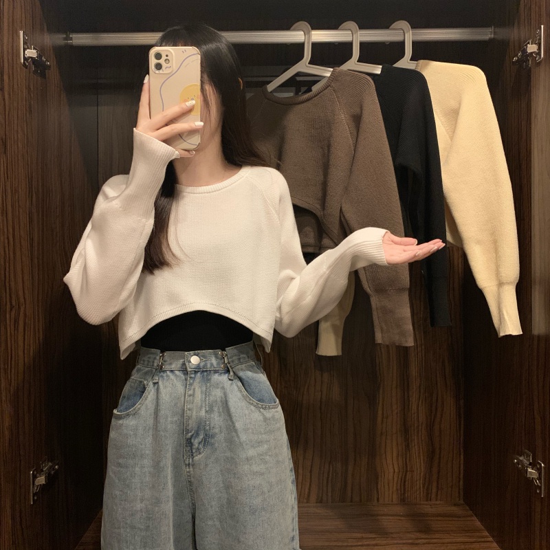 Áo sweater Dệt Kim Tay Dài Thời Trang Mùa Xuân Chất Lượng Cao Cho Nữ