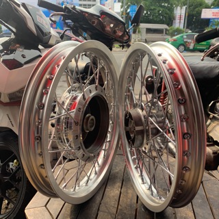 Bánh căm đùm niềng Thái Lan dành cho tay ga Vario, Click, Airblade, Mio, Nouvo.....