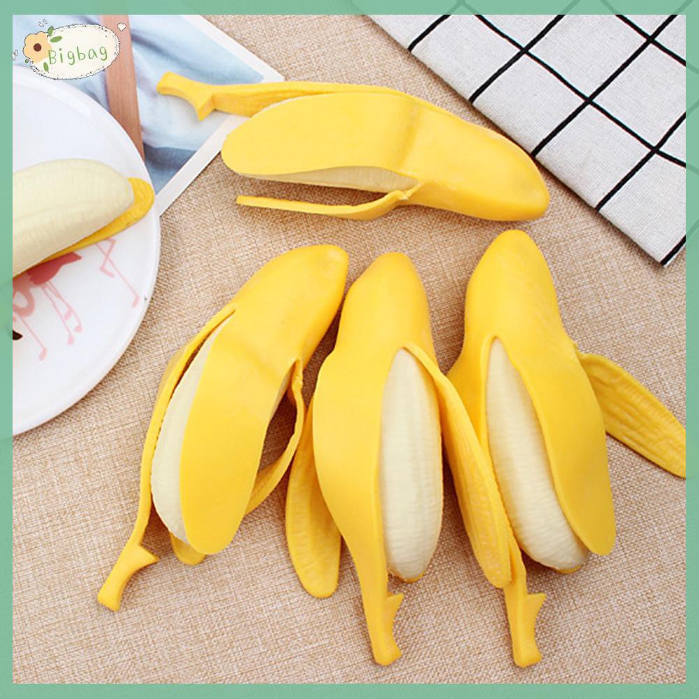 Đồ chơi bóp tự nở hình lột vỏ chuối dễ thương giúp giảm stres