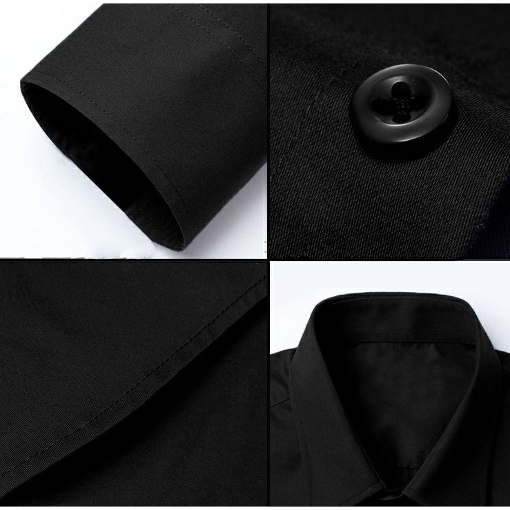 Áo sơ mi nam tay dài form ôm Oreno trơn vải lụa mềm mát thời trang phong cách công sở thời thượng và cá tính | BigBuy360 - bigbuy360.vn