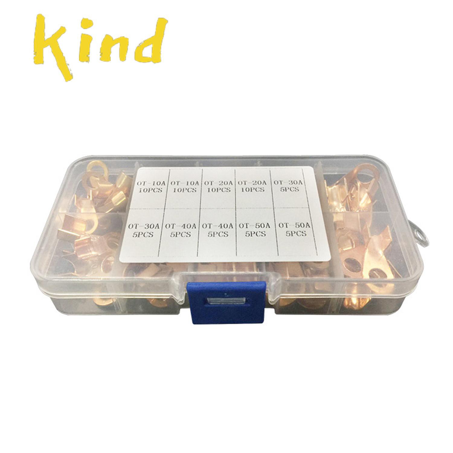 70 Đầu Nối Dây Cáp Bằng Đồng Ot-10A 20a 30a 40a 100a | BigBuy360 - bigbuy360.vn