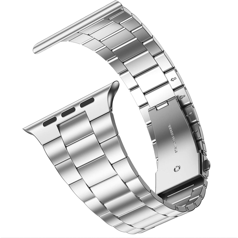 Dây Đeo Bằng Thép Không Gỉ 41mm 45mm 7 / 6 / 5 Cho iWatch Series 4 5 6 7 SE 44mm 40mm 38mm 42mm