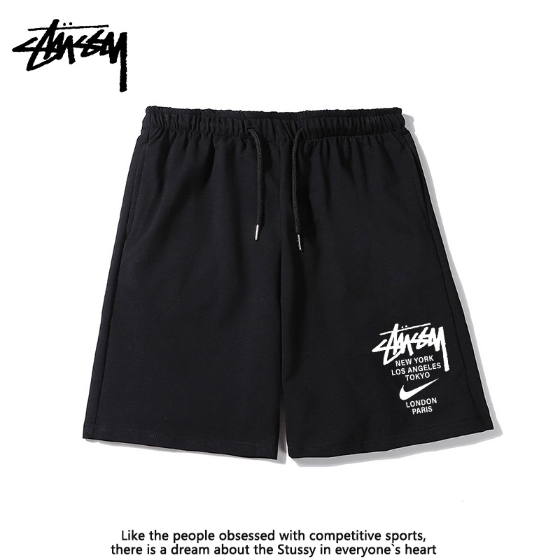 Quần short thể thao Stussy bằng cotton thời trang cho nam nữ 701