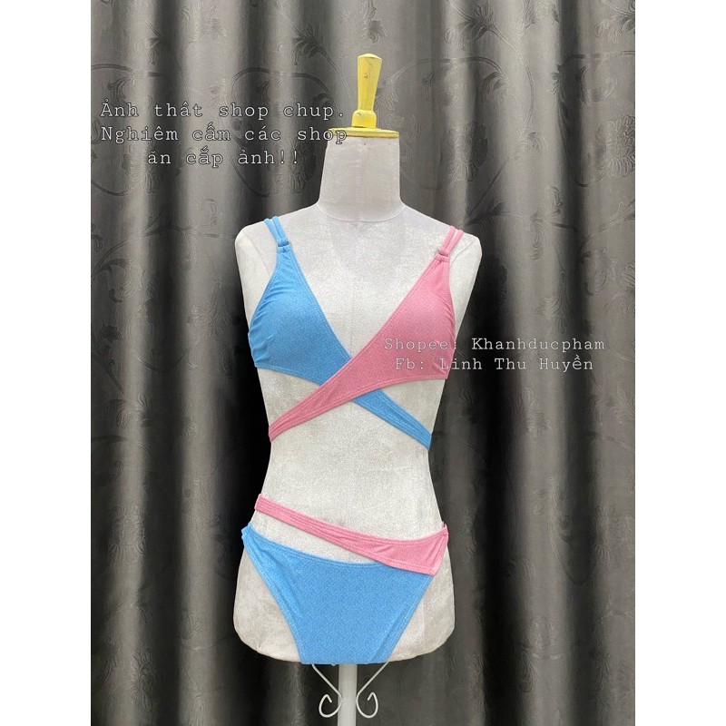 Bikini hai mảnh, hàn quốc sexy, đồ bơi hai màu, tắm biển 💢