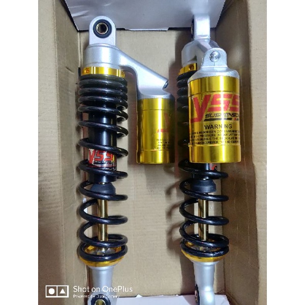 Phuộc YSS bình dầu vàng ty vàng gắn Dream Wave elegant galaxy future neo led Sirius 50 rc fi Taurus jupiter mx v xe điện