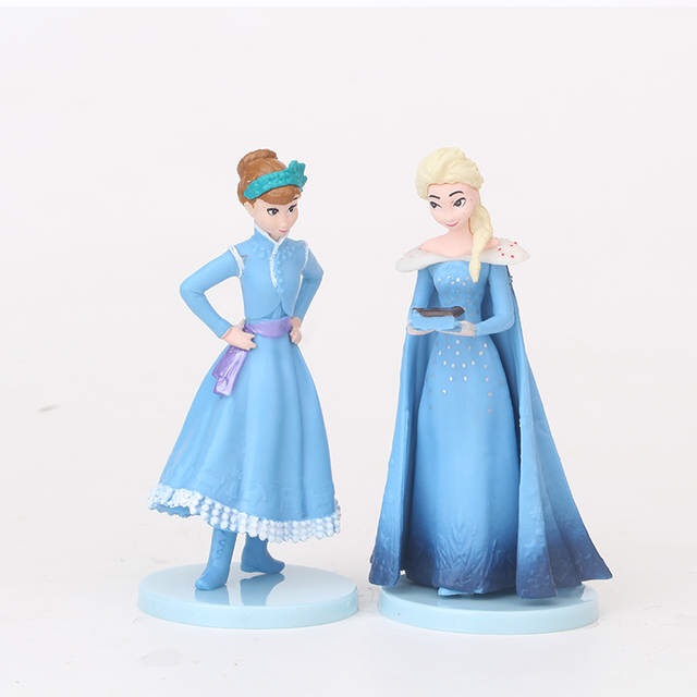 ❄️❄️ Set 10 Mô Hình Hoạt Hình Frozen II ❄️❄️ Elsa Anna Krisoff Steve Olaf 4-9 cm