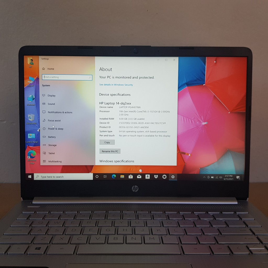 Laptop HP 14" Core i3-1125G4  gen 11th. | BigBuy360 - bigbuy360.vn