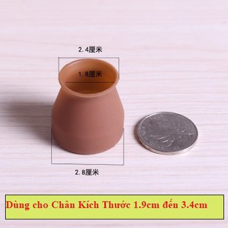 Vỏ bọc chân bàn ghế bằng silicon dày