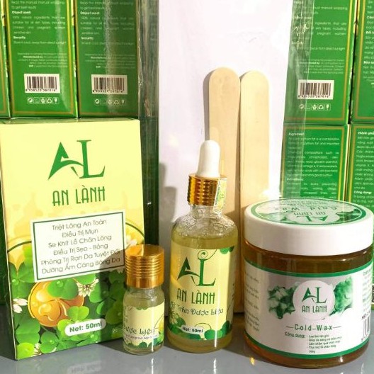 COMBO TRIỆT LÔNG AN LÀNH  ♥️FREESHIP♥️ WAX LÔNG + MỠ TRĂN DƯỢC LIỆU TRIỆT LÔNG VĨNH VIỄN lông tay chân nách bikini, thâm