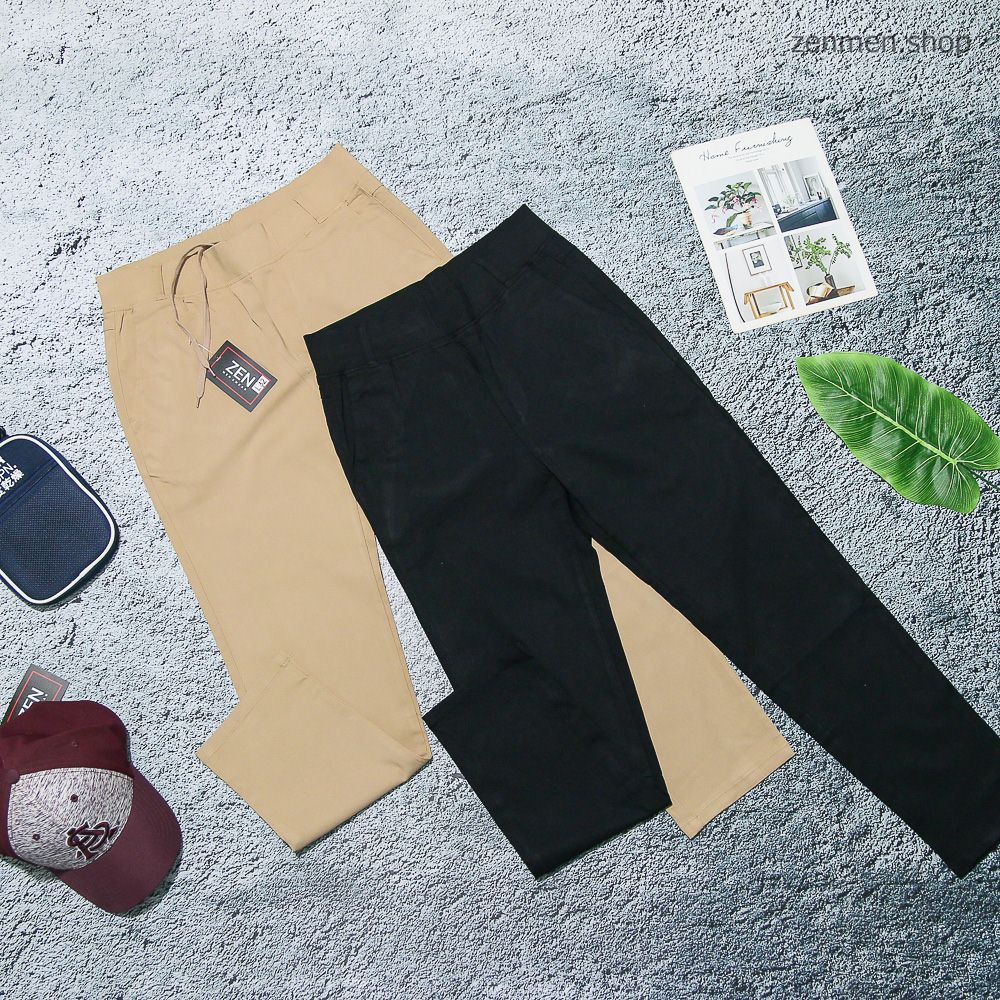 Quần Tây Thun Nam Xuất Hàn Dáng SlimFit Co Dãn Nhiều