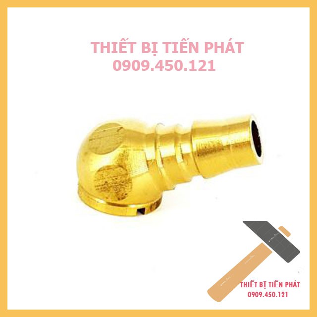 &lt;[Sỉ 24.500Đ]&gt; Đầu Bơm Hơi Xe Đồng Thau Loại Gài Ống Tháo Rời Nhanh Chóng (Chính Hãng AIR NOZZLE)