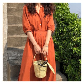 [279]-ĐẦM VINTAGE| ĐẦM SƠMI HÀN QUỐC (Có sẵn)