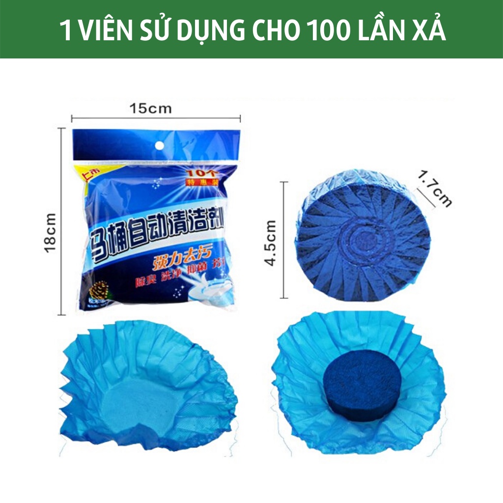 Viên thả bồn cầu Hàn Quốc diệt khuẩn khử mùi bồn cầu vệ sinh toilet